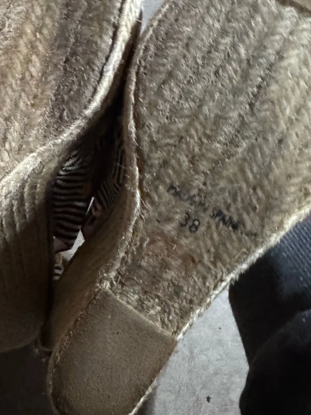 Missoni chevron espadrille wedge Size 7.5